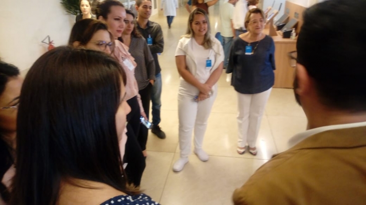 Visita técnica no Hospital Sírio Libanês - Unidade Brasilândia