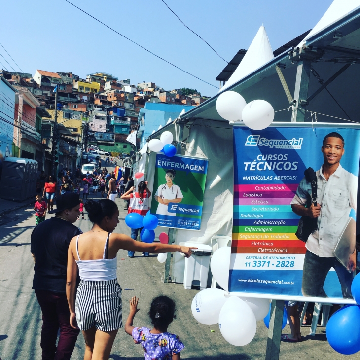 Ação Social no bairro do Jd. Peri, - Unidade Brasilândia