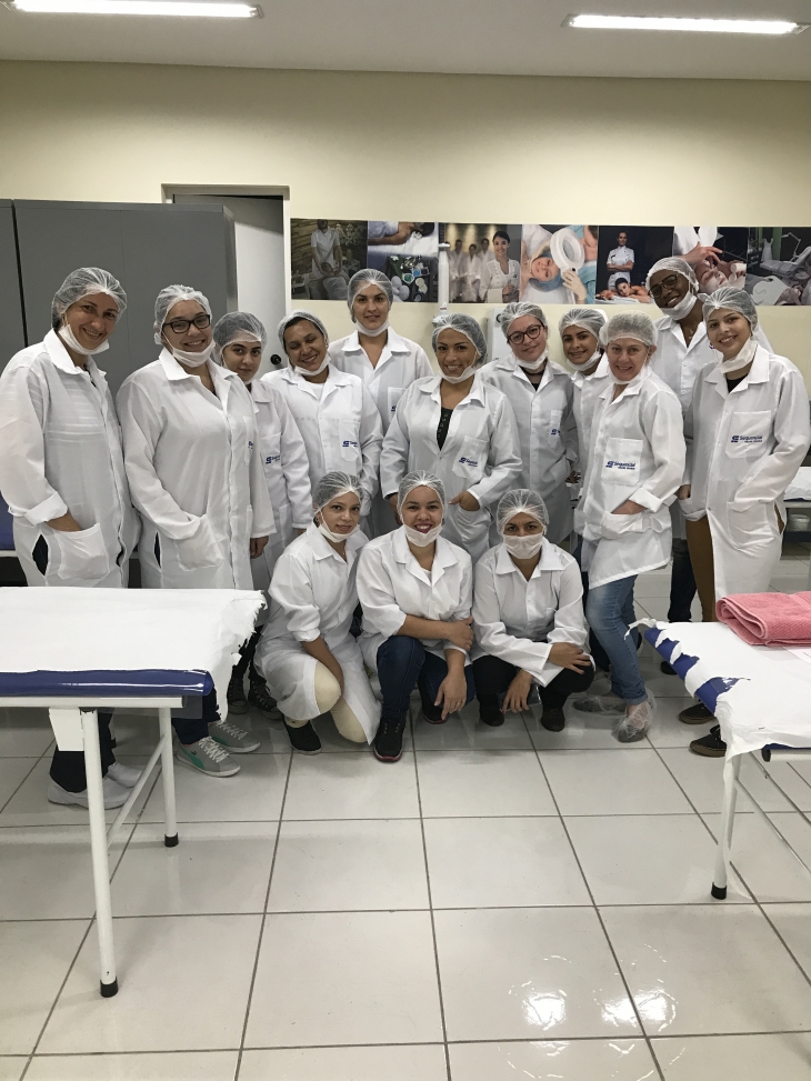 Aula prática em laboratório - unidade Pirajussara