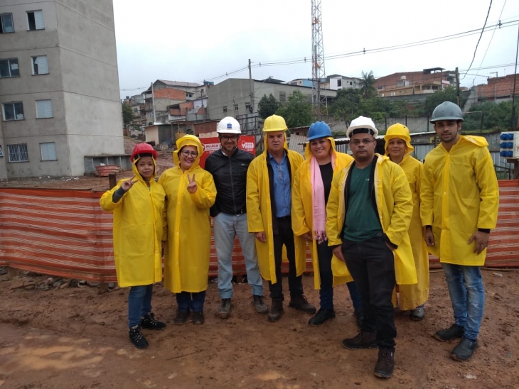 Visita técnica na Construtora e Incorporadora Faleiros - unidade Itaim Paulista