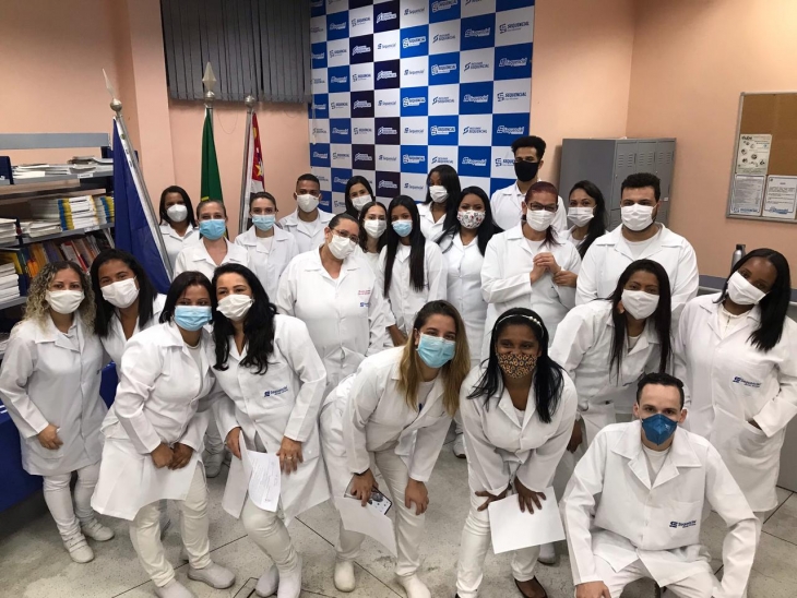 Juramento da turma TE2A-N9 - Enfermagem - unidade Brasilândia. 