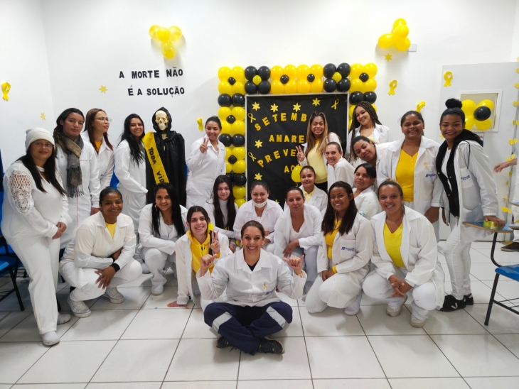 Palestra sobre o Setembro Amarelo: Prevenção ao Suicídio - Alunos de Enfermagem