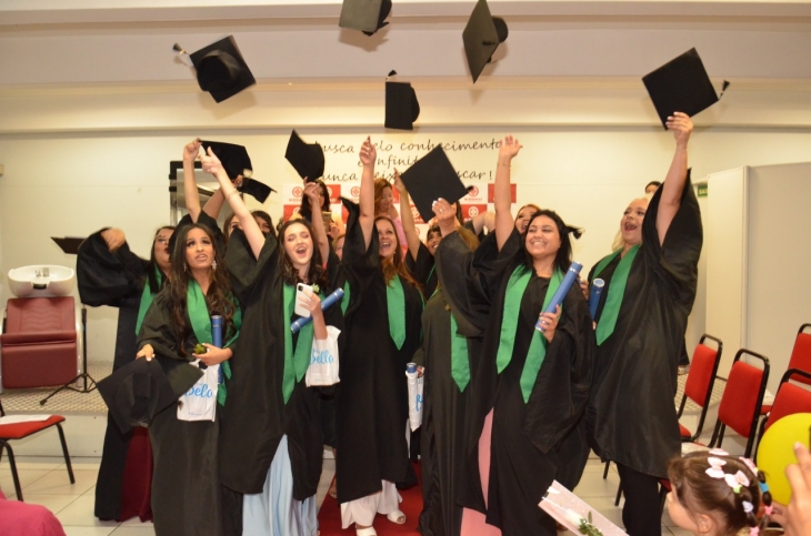 Formatura da turma de Estética - Unidade Itaim Paulista