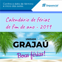 Calendário de férias 2019/2020 Sequencial - Unidade Grajaú